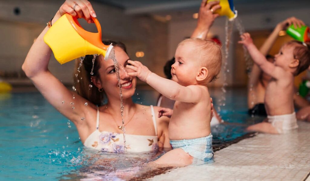 babies at Sharky Swimmschule – Fun and safe swimming lessons in Düsseldorf