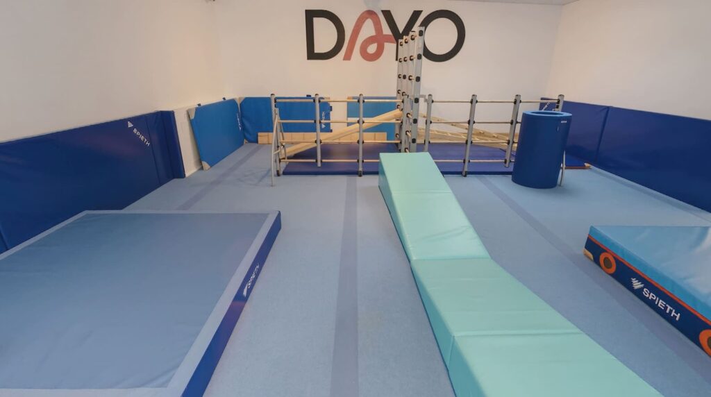 DAYO Sport's gym to practice family-friendly gymnastics and fitness classes