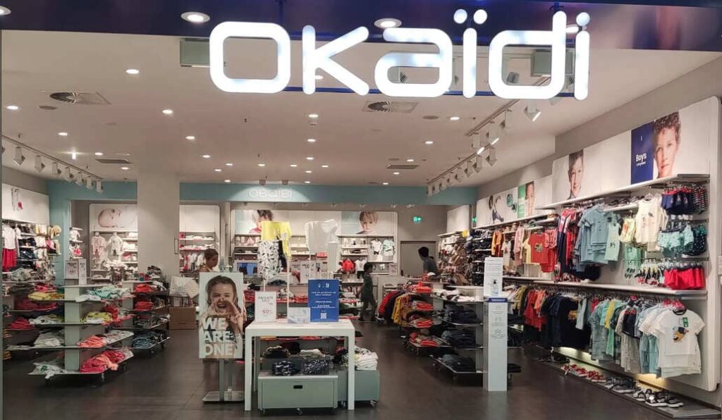 Okaïdi is a French children’s fashion brand in Dusseldorf