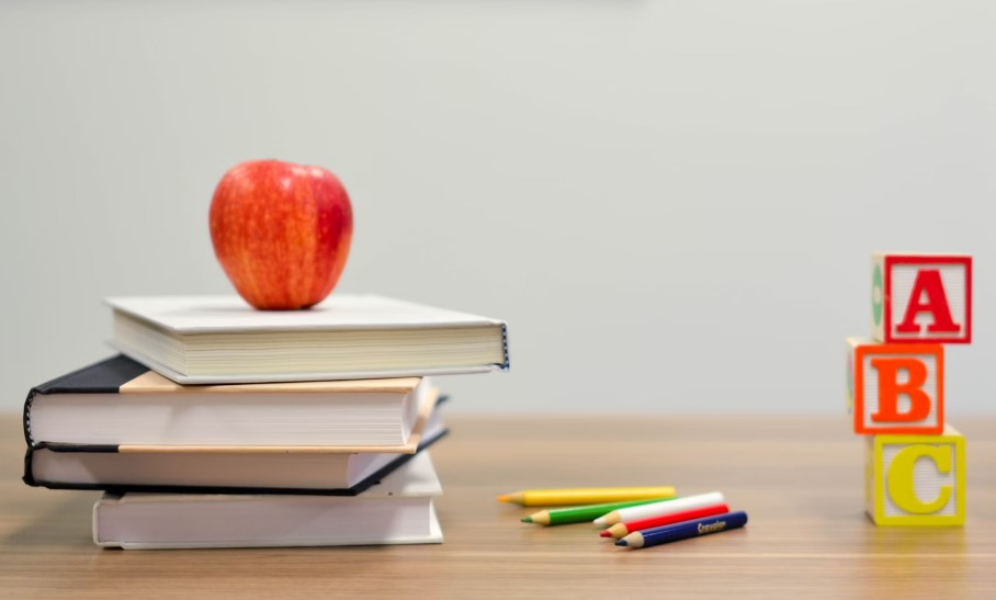 Educational tools and playful learning setup representing early childhood education environments